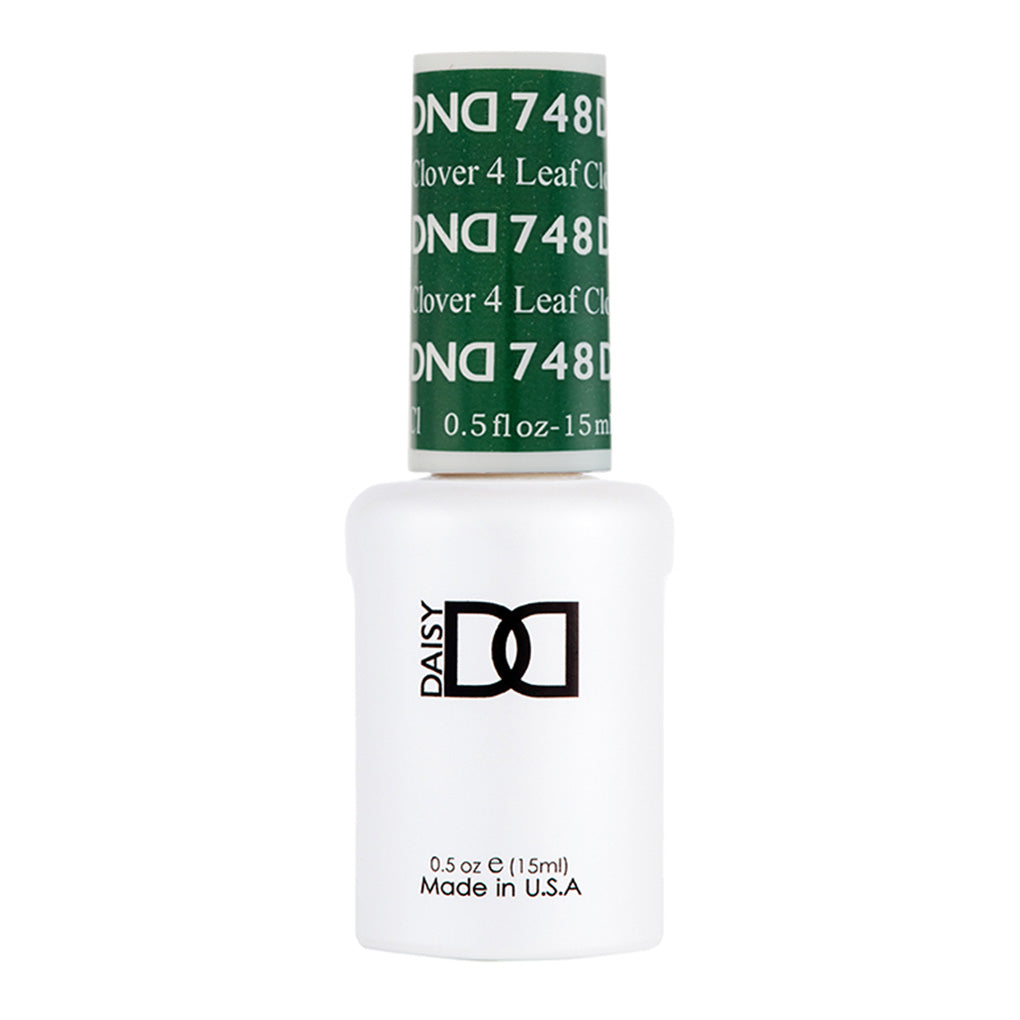 DND Gel Nail Polish Duo - 748 Green Colors - 4 Leaf Clover