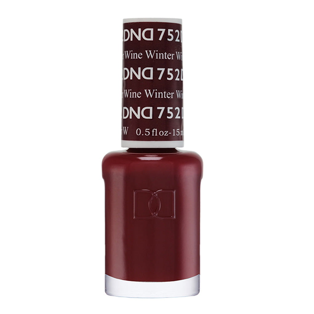 DND Gel Nail Polish Duo - 752 Red Colors - Winter Wine