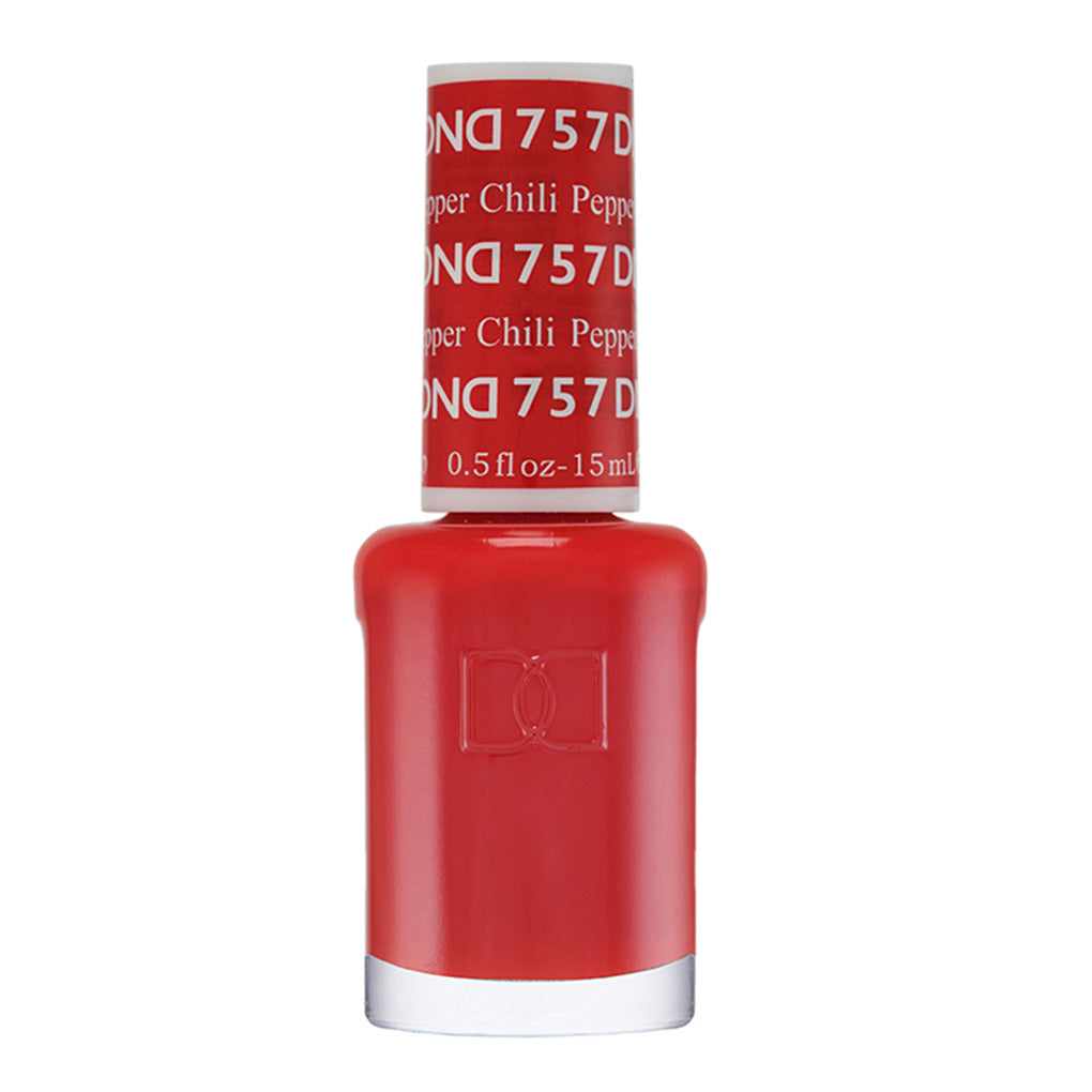 DND Gel Nail Polish Duo - 757 Red Colors - Chilli Pepper