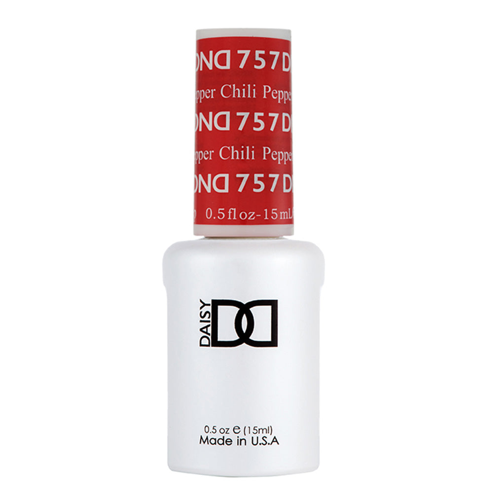 DND Gel Nail Polish Duo - 757 Red Colors - Chilli Pepper