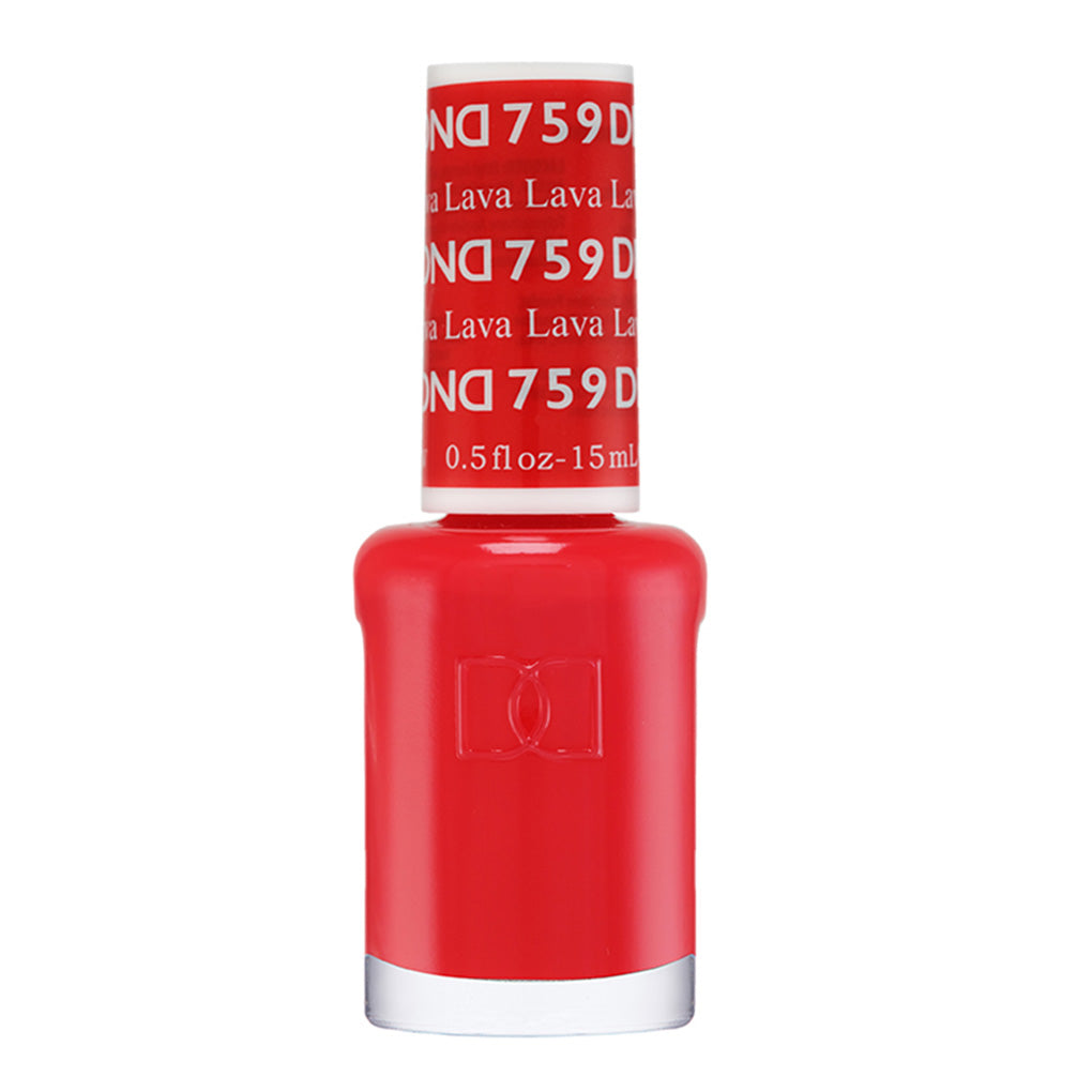 DND Gel Nail Polish Duo - 759 Red Colors - Lava