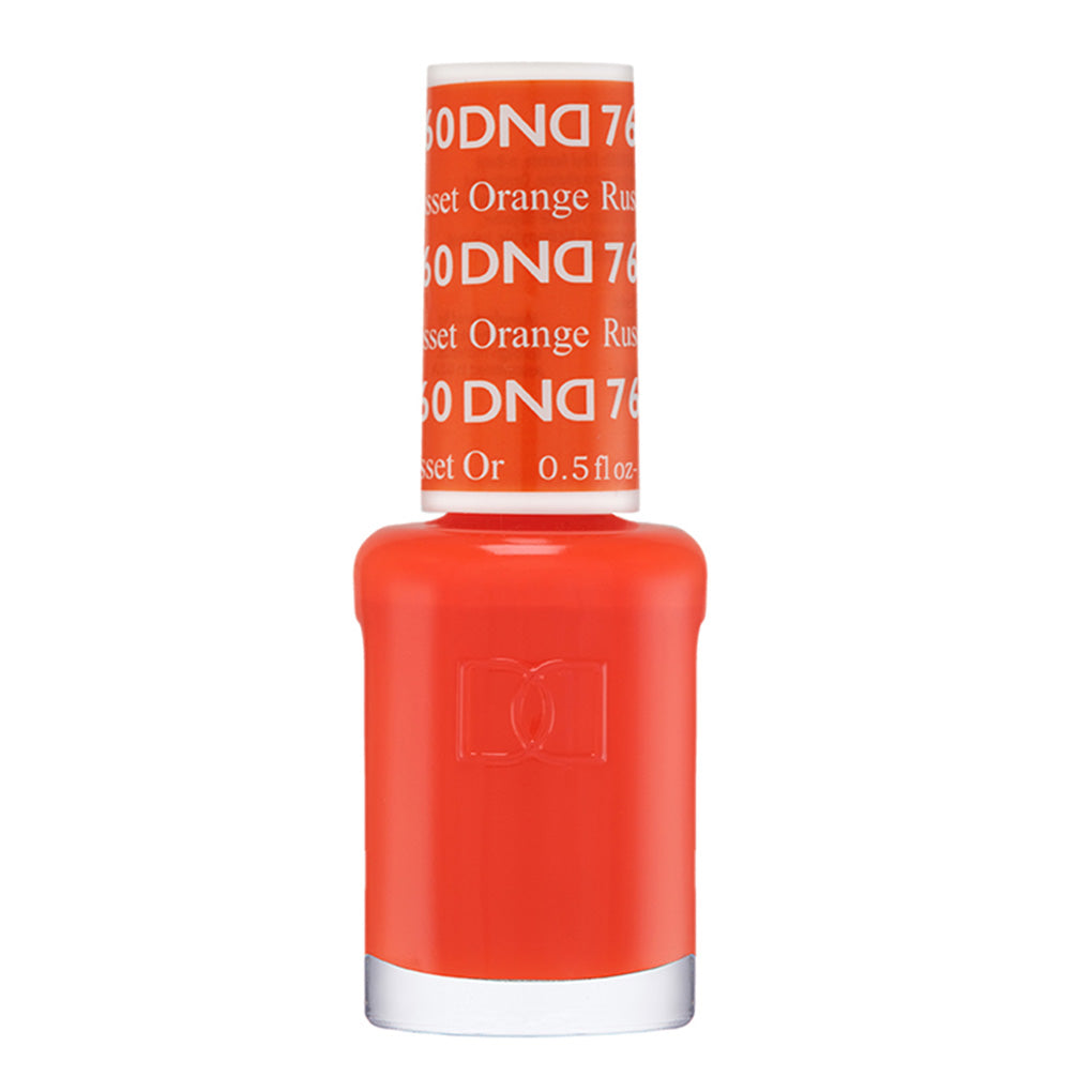 DND Gel Nail Polish Duo - 760 Orange Colors - Russet Orange