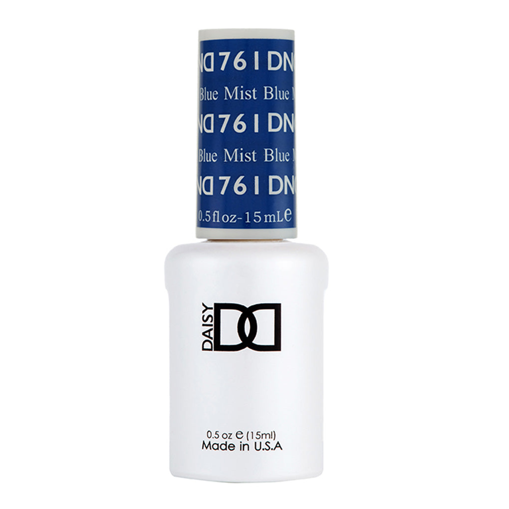 DND Gel Nail Polish Duo - 761 Blue Colors - Blue Mist