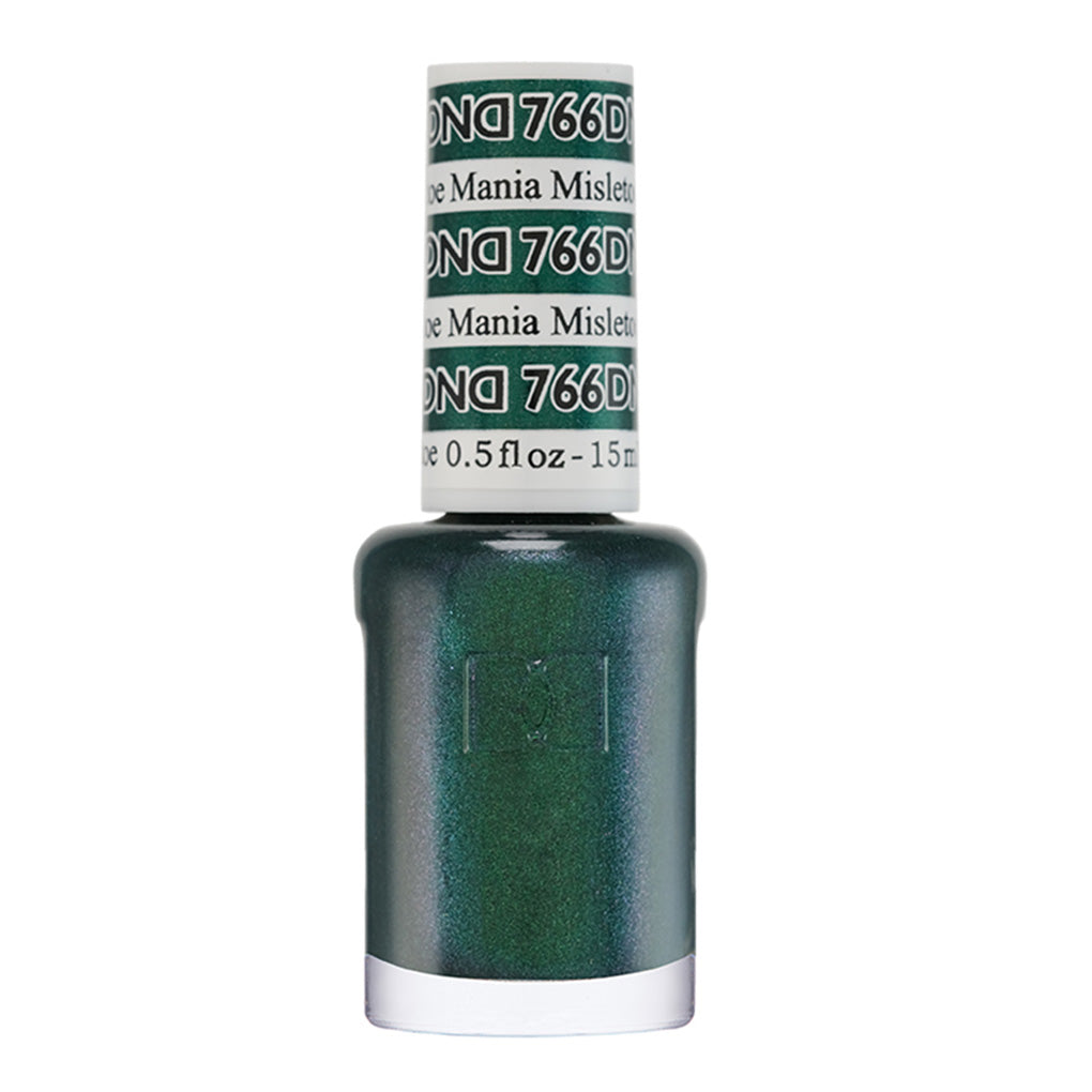 DND Gel Nail Polish Duo - 766 Green Colors - Mistletoe Mania