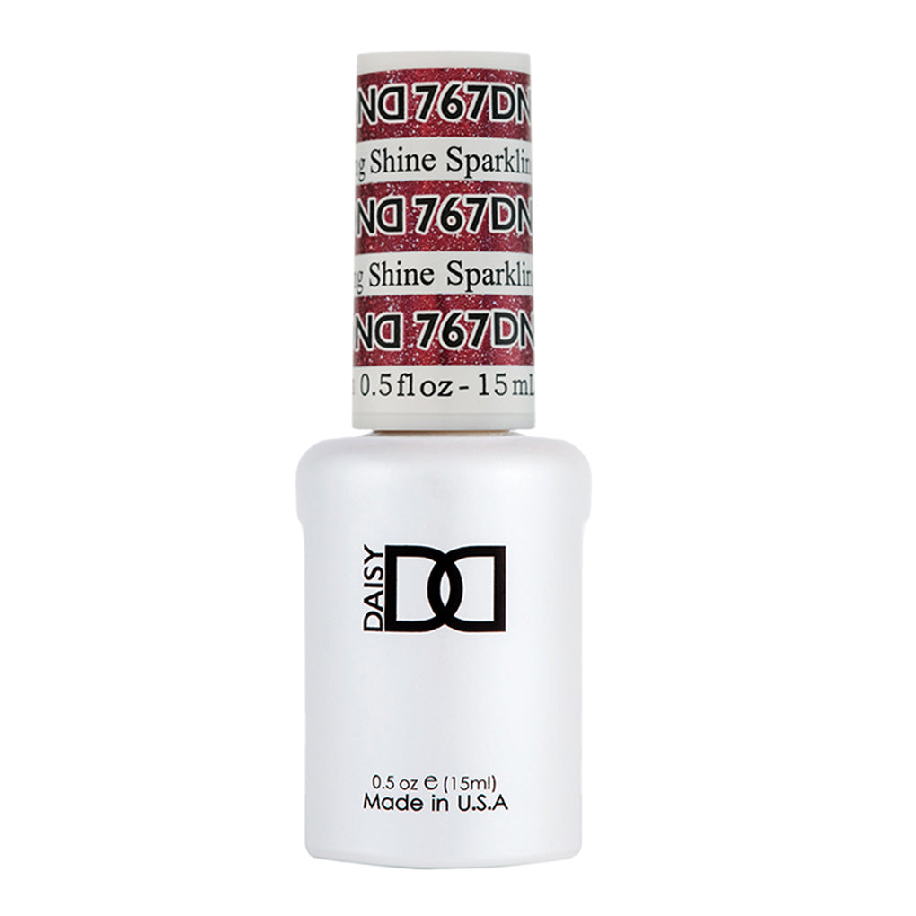 DND Gel Nail Polish Duo - 767 Red Colors - Sparkling Shine