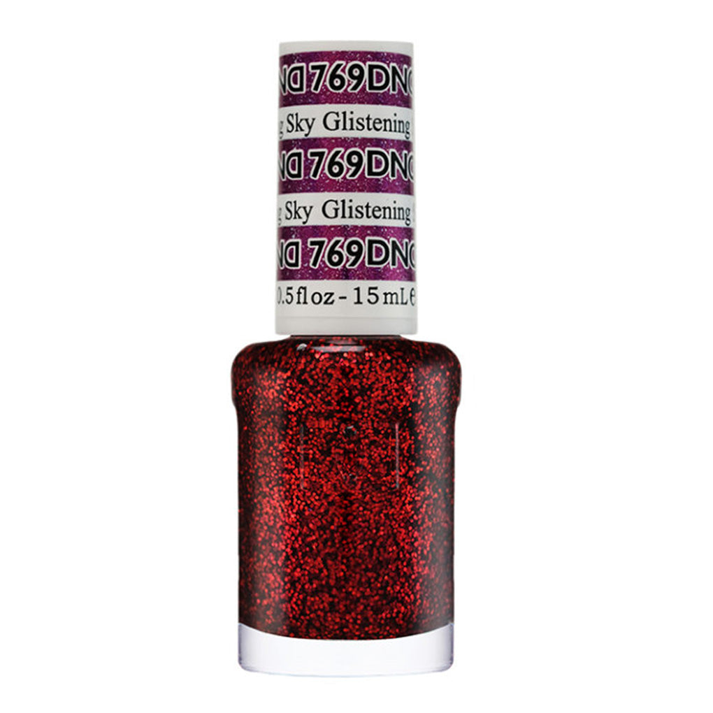 DND Gel Nail Polish Duo - 769 Red Colors - Glistening Sky