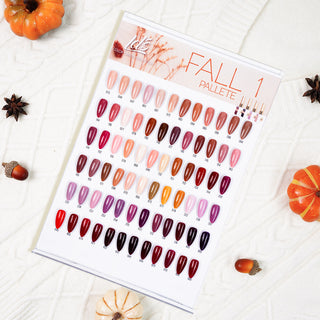 LDS Set 72 Colors - Gel Polish 0.5oz - Fall 1 Pallete Collection
