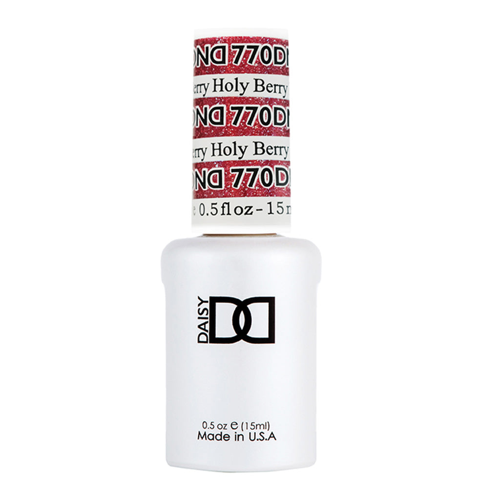 DND Gel Nail Polish Duo - 770 Red Colors - Holy Berry