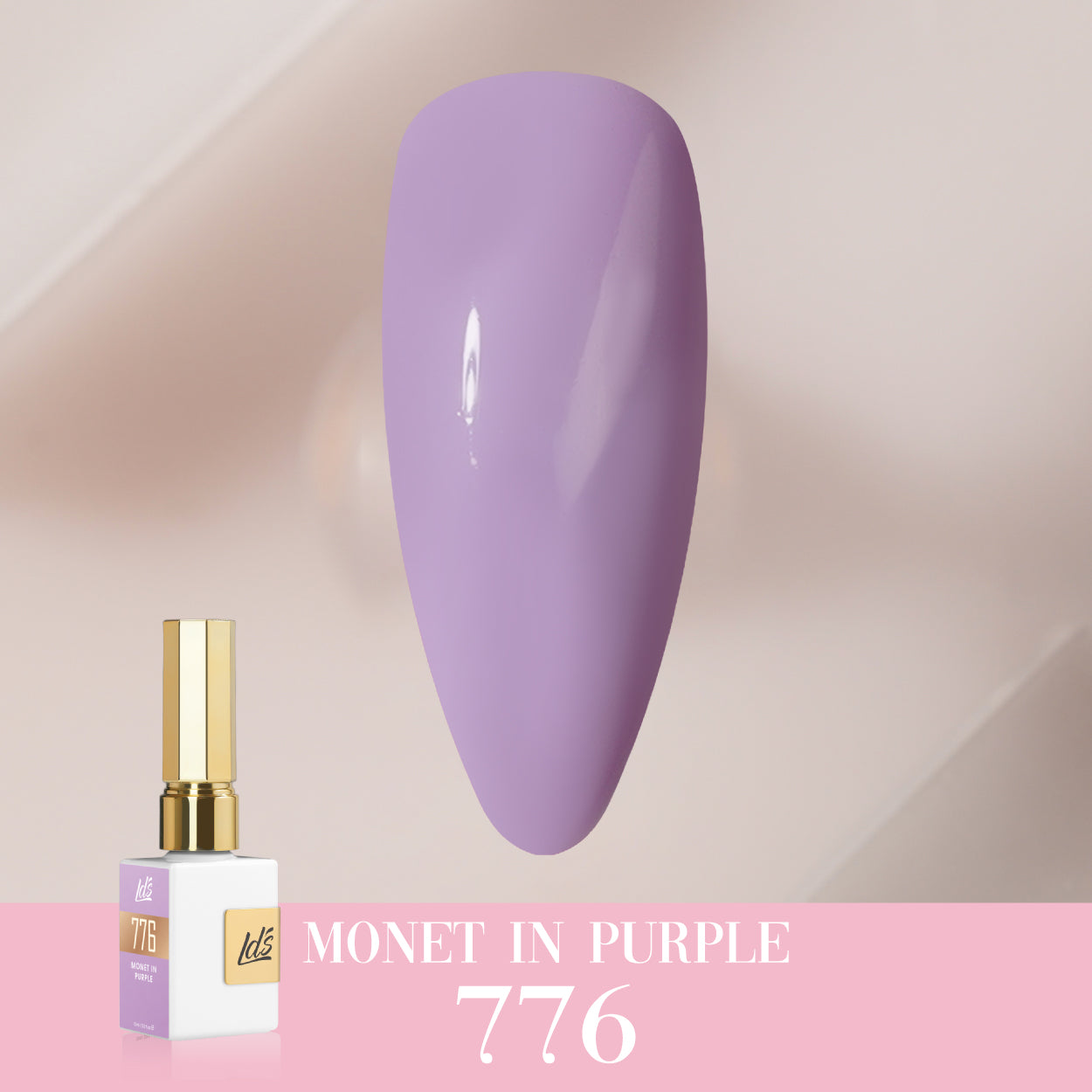 LDS Color Craze Collection - 776 Monet in Purple - Gel Polish 0.5oz