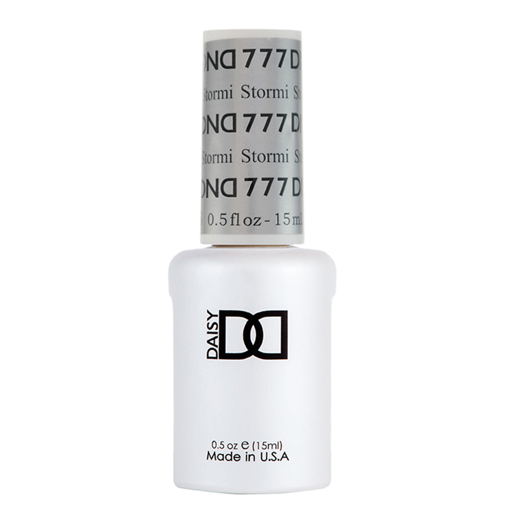 DND Gel Nail Polish Duo - 777 Silver Colors - Stormi