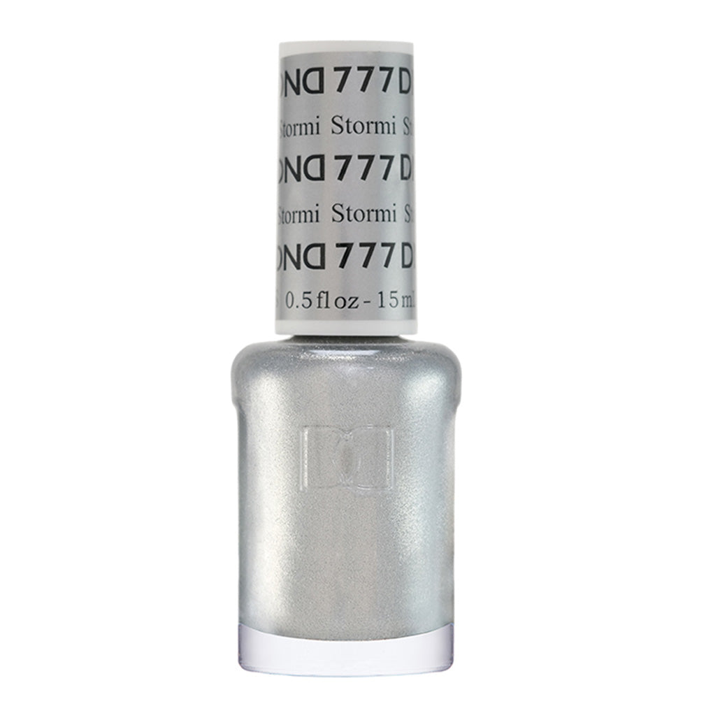 DND Gel Nail Polish Duo - 777 Silver Colors - Stormi