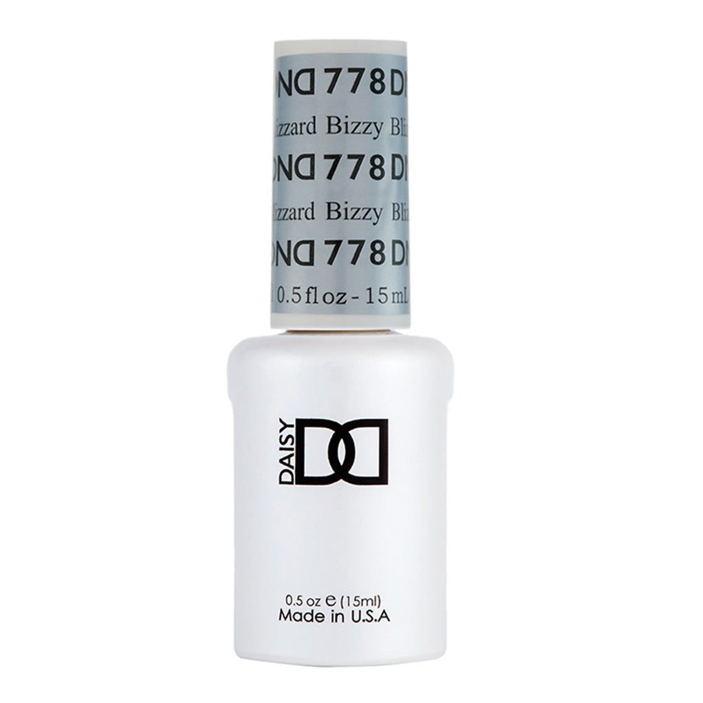 DND Gel Nail Polish Duo - 778 Silver Colors - Bizzy Blizzard