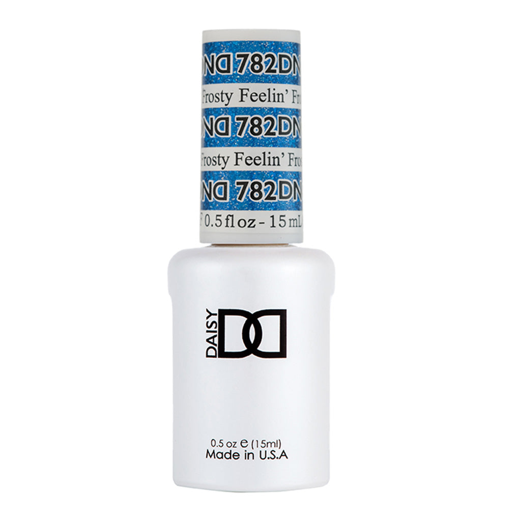 DND Gel Nail Polish Duo - 782 Blue Colors - Feelin' Frosty