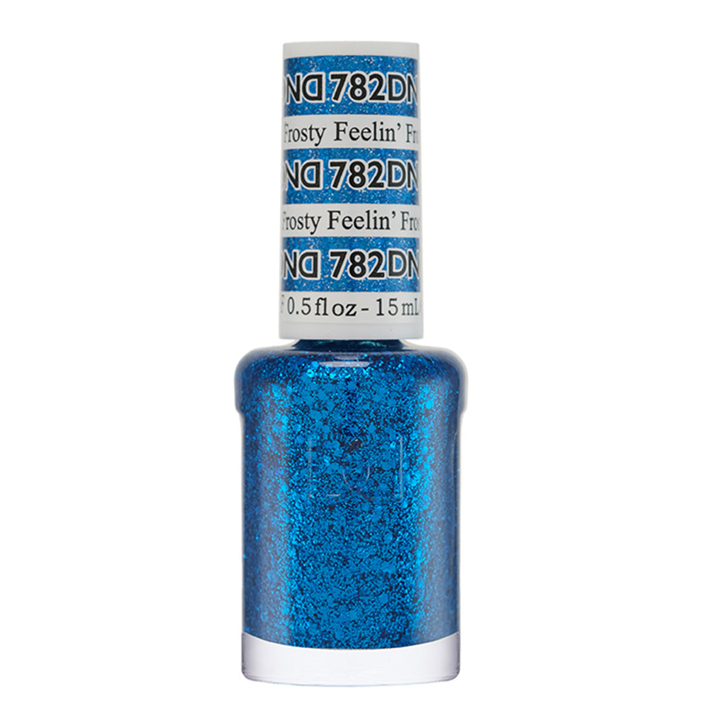 DND Gel Nail Polish Duo - 782 Blue Colors - Feelin' Frosty