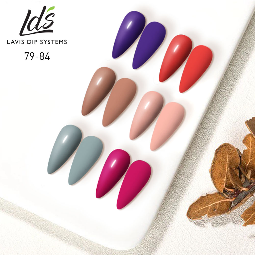 LDS Healthy Gel Color Set (6 colors): 79 to 84