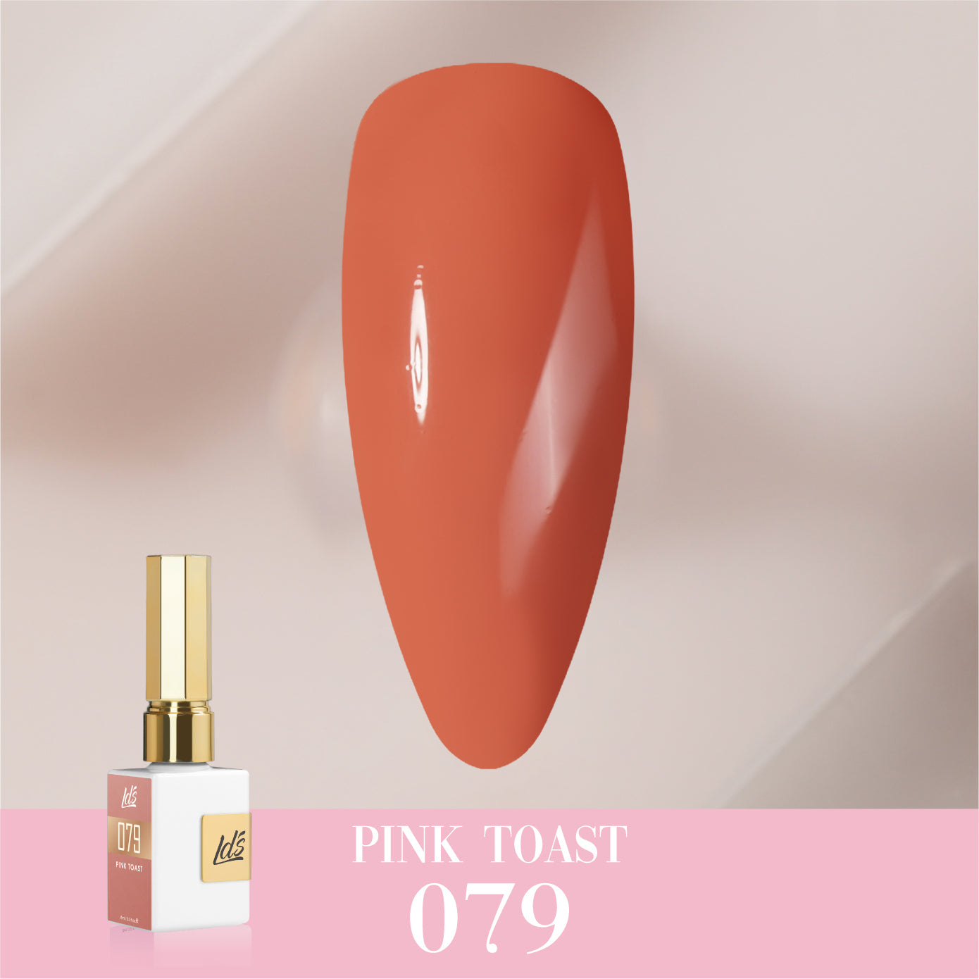 LDS Color Craze Collection - 079 Pink Toast - Gel Polish 0.5oz