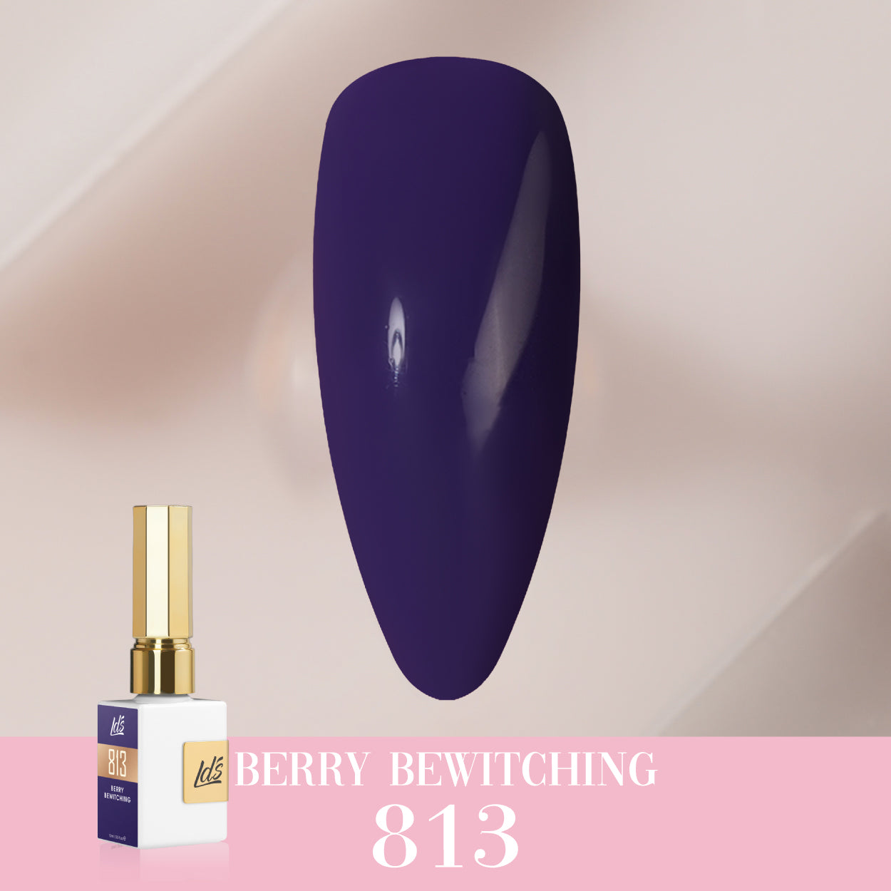 LDS Color Craze Collection - 813 Berry Bewitching - Gel Polish 0.5oz