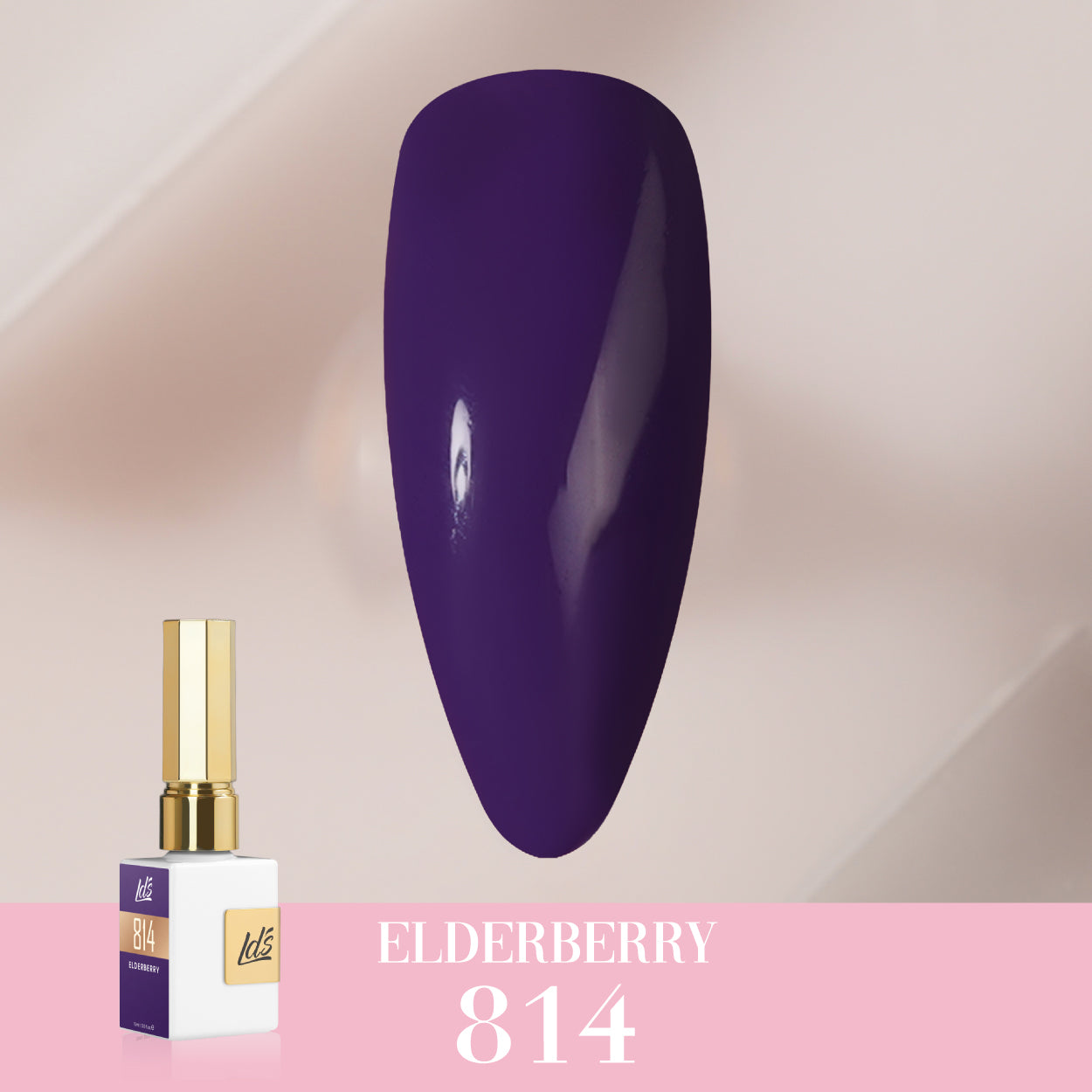 LDS Color Craze Collection - 814 Elderberry - Gel Polish 0.5oz