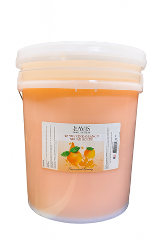 LAVIS - Tangerine Orange - Sugar Scrub for Pedicure - 1 Bucket