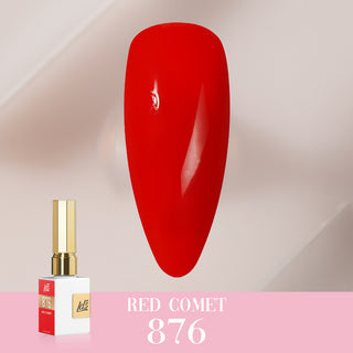 LDS Color Craze Collection - 876 Red Comet - Gel Polish 0.5oz