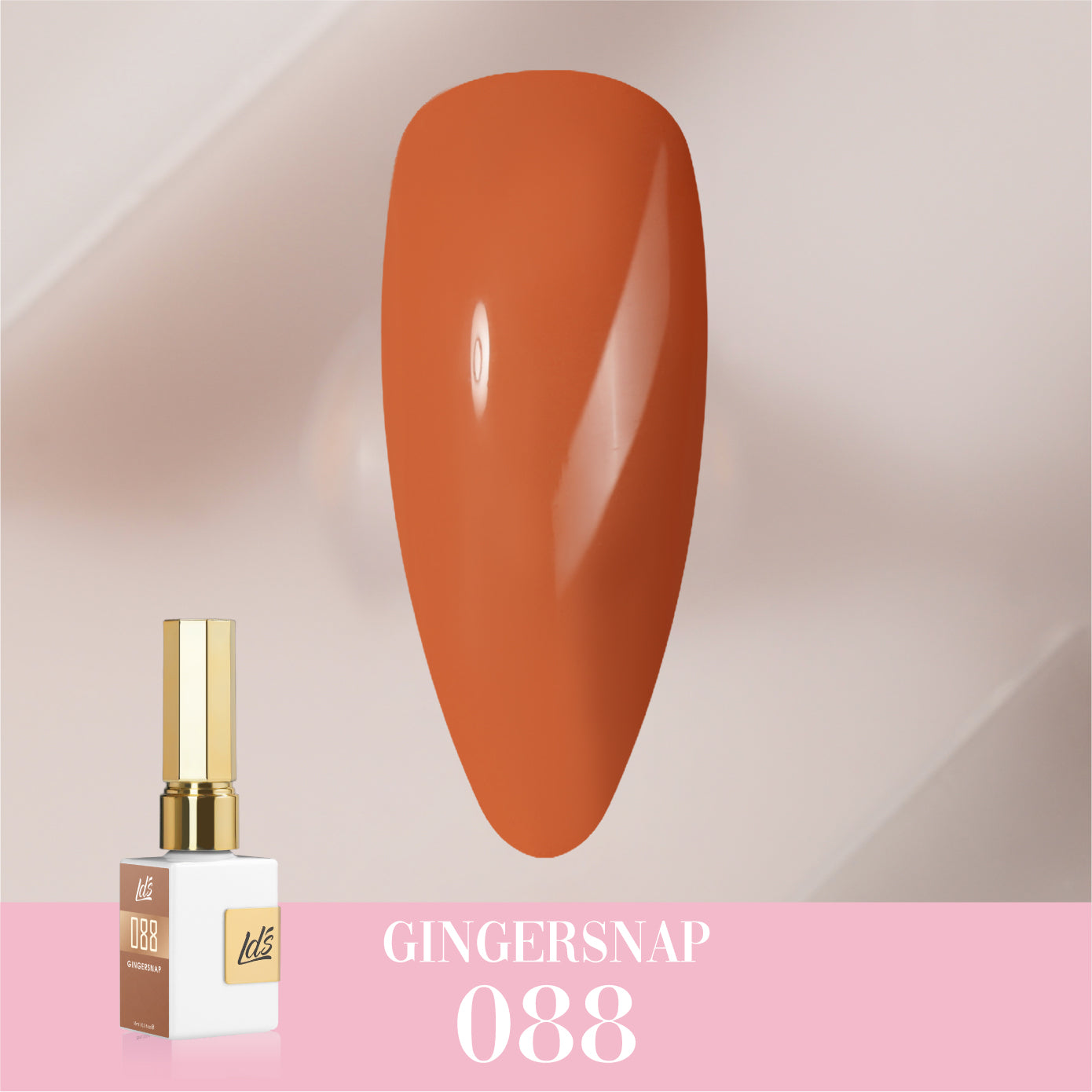 LDS Color Craze Collection - 088 Gingersnap - Gel Polish 0.5oz