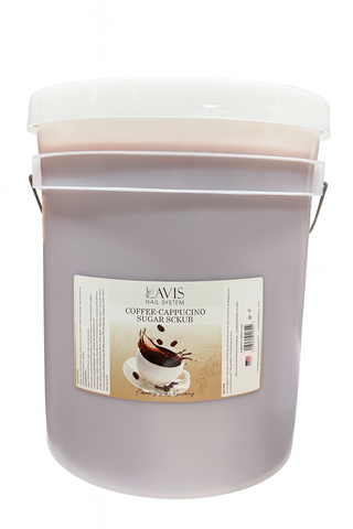 LAVIS - Coffee Cappucino - Sugar Scrub for Pedicure - 1 Bucket