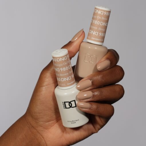 DND Gel Nail Polish Duo - 980 Boogie On Brown