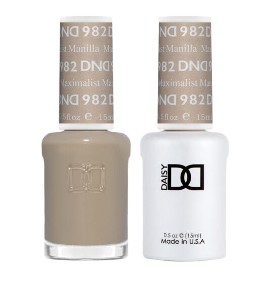 DND Gel Nail Polish Duo - 982 Maxximalise Manilla