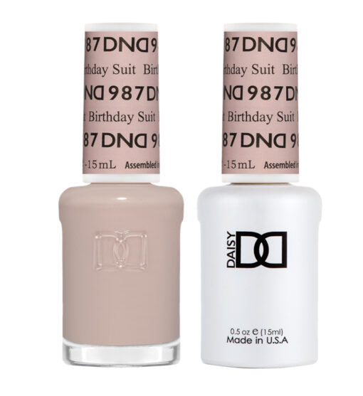 DND Gel Nail Polish Duo - 987 Birthday Suit