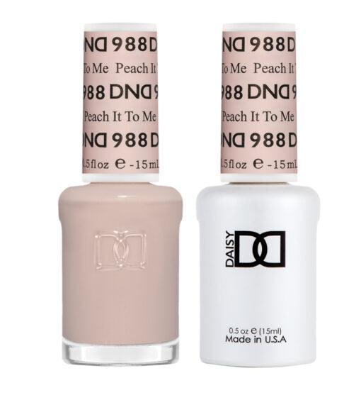 DND Gel Nail Polish Duo - 988 Peach It To Me