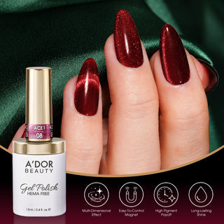 A'DOR Cat Eyes ACE1 - 12 - Gel Polish 0.4oz - Seasonal Splendor Collection