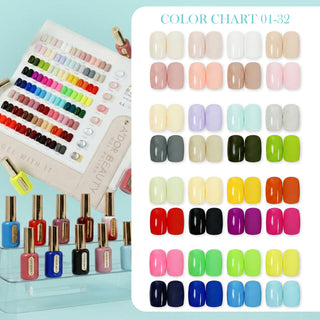 A'DOR Beauty - HEMA-Free Set 64 Colors Gel Polish - Color Me Gel-ous Collection 