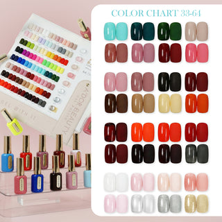 A'DOR Beauty - HEMA-Free Set 64 Colors Gel Polish - Color Me Gel-ous Collection