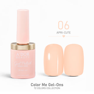 A'DOR HEMA-Free Gel Polish - 06 - Apri-cute - 0.4 oz - Color Me Gel-Ons Collection