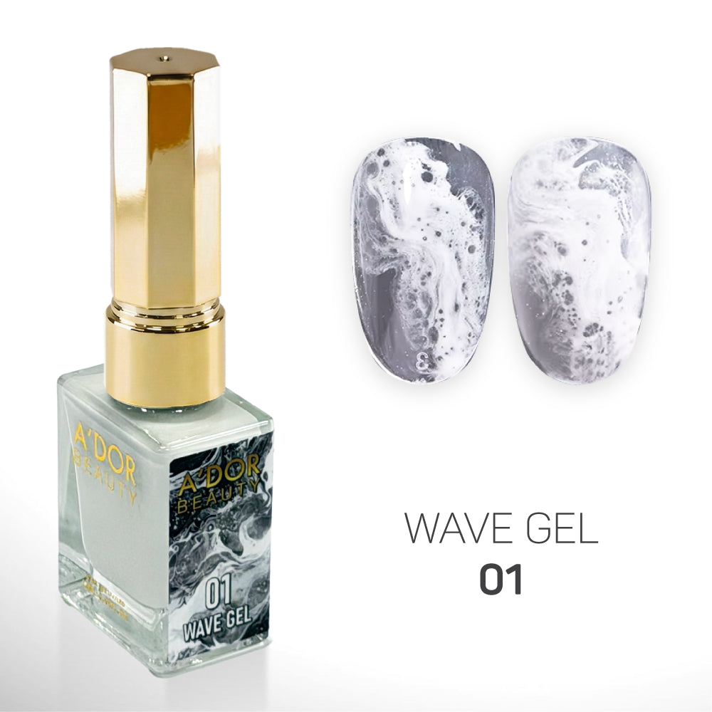 A'DOR Wave Gel 01 | Marble & Fluid Art Nail Gel for Salons – ND Nails ...
