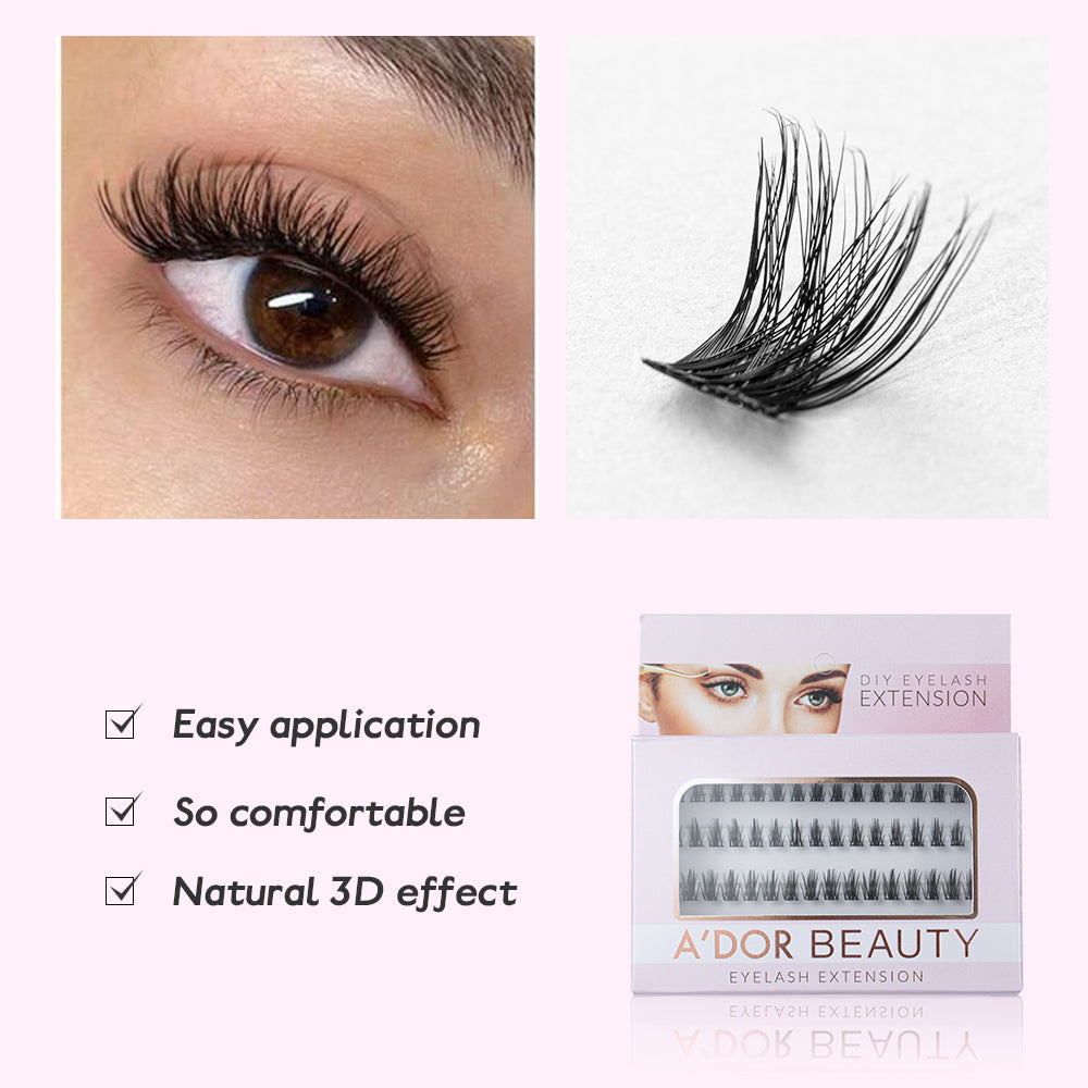 A’dor Beauty Eyelash thick & Volume box number 18