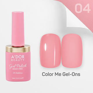 A'DOR HEMA-Free Gel Polish - 04 - Petalicious - 0.4 oz - Color Me Gel-Ons Collection