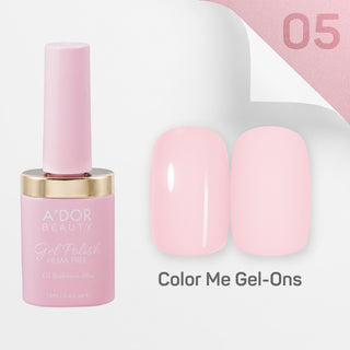 A'DOR HEMA-Free Gel Polish - 05 - Bubblegum Bliss - 0.4 oz - Color Me Gel-Ons Collection