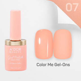 A'DOR HEMA-Free Gel Polish - 07 - Blossom Bellini - 0.4 oz - Color Me Gel-Ons Collection
