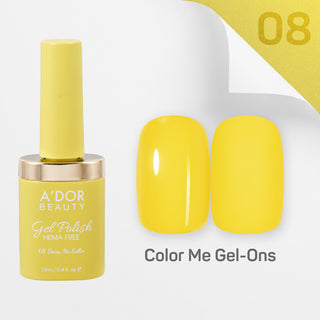 A'DOR HEMA-Free Gel Polish - 08 - Daisy Me Rollin' - 0.4 oz - Color Me Gel-Ons Collection