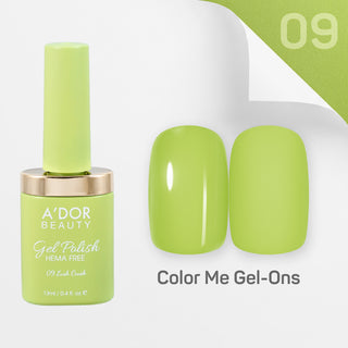 A'DOR HEMA-Free Gel Polish - 09 - Lush Crush - 0.4 oz - Color Me Gel-Ons Collection