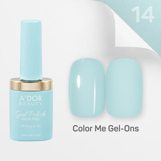 A'DOR HEMA-Free Gel Polish - 14 - Breeze by You - 0.4 oz - Color Me Gel-Ons Collection