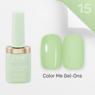 A'DOR HEMA-Free Gel Polish - 15 - Mint To Mingle - 0.4 oz - Color Me Gel-Ons Collection