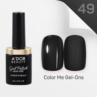 A'DOR HEMA-Free Gel Polish - 49 - Teal Me About It - 0.4 oz - Color Me Gel-Ons Collection