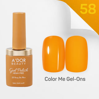 A'DOR HEMA-Free Gel Polish - 58 - Honey Bee Mine - 0.4 oz - Color Me Gel-Ons Collection