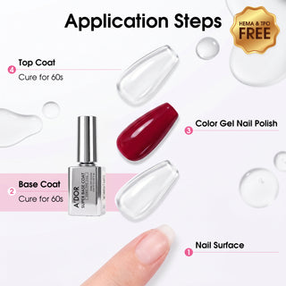 A'DOR HEMA & TPO FREE Gel Polish - Diamond Top Coat - 0.5 oz