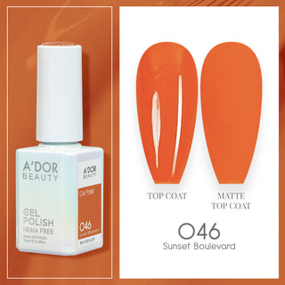 A'DOR HEMA-Free Gel Polish - 046 - Sunset Boulevard - 0.6 oz