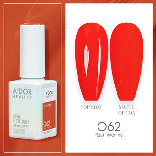 A'DOR HEMA-Free Gel Polish - 062 - Rust Worthy - 0.6 oz