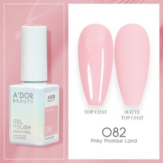 A'DOR HEMA-Free Gel Polish - 082 - Pinky Promise Land - 0.6 oz