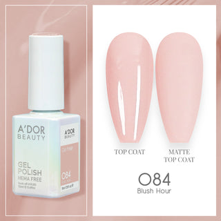 A'DOR HEMA-Free Gel Polish - 084 - Blush Hour - 0.6 oz